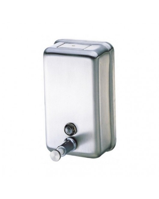 Stainless Steel Vertical Soap Dispenser With lock & key Vol. 1200ml