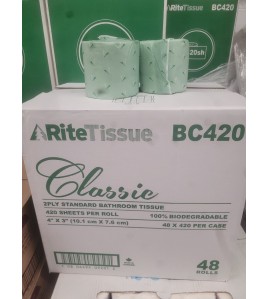 Marathon Bath Tissue, 2-Ply, 470 Sheets, 48 Rolls