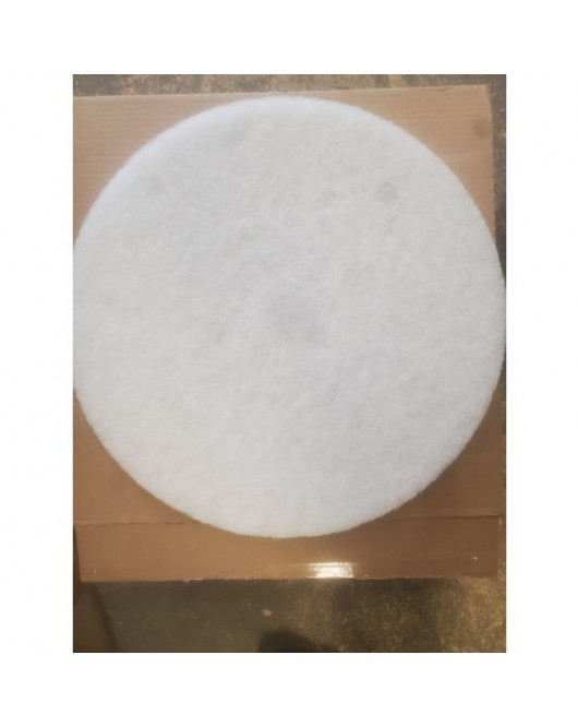 polishing pads white 20" case of 5 prime source 